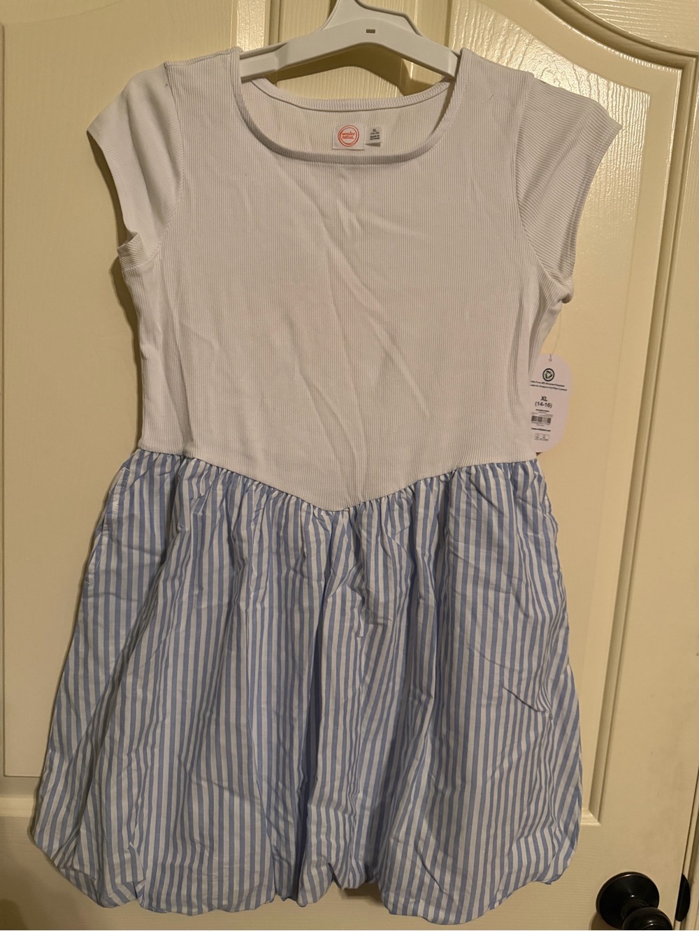 Wonder Nation Girls Bubble Dress  XL